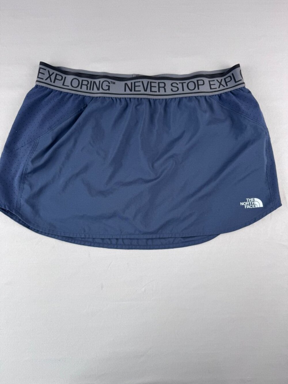 The North Face Women's L Navy Blue Tennis Pickleball Skort Active Outdoor Logo